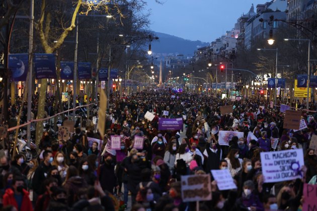 Manifestación 8-M Barcelona día de la mujer - Sergi Alcàzar
