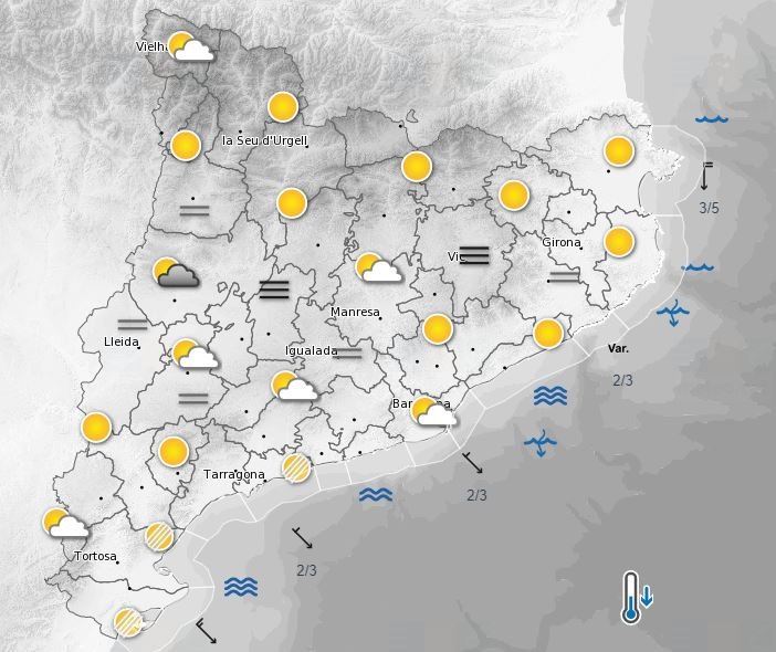 mapa temps