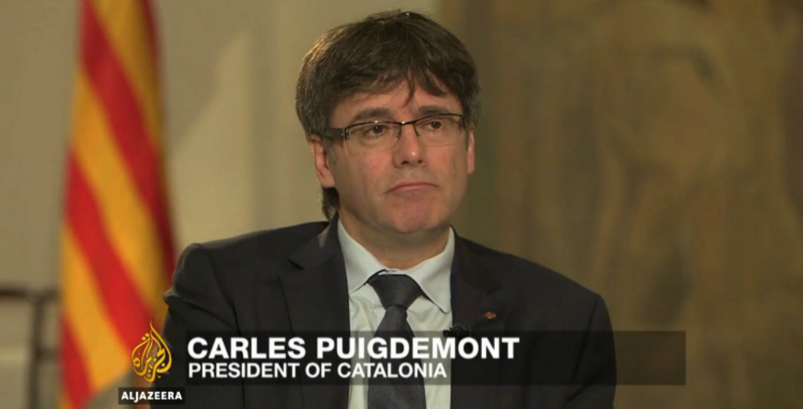 Puigdemont a Al-Jazeera: “Si val per Escòcia, val per Catalunya”