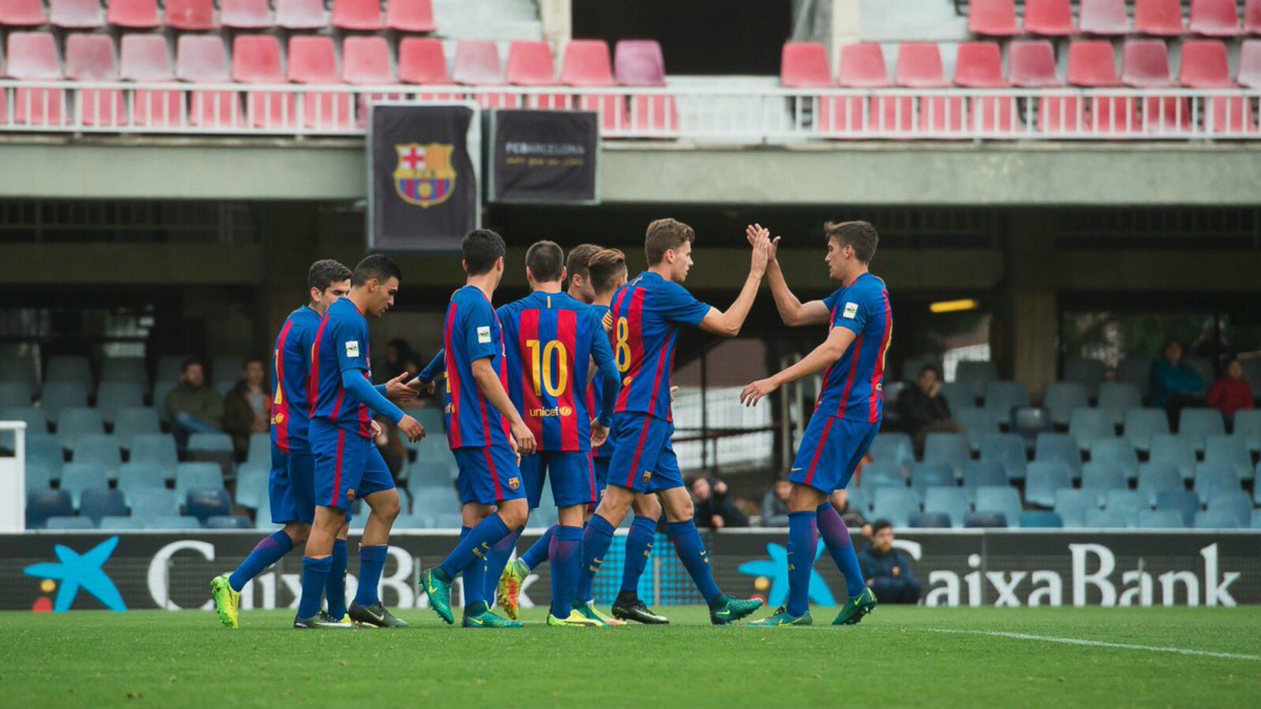 Golejada històrica del filial del Barça a l'Eldenc (12-0)