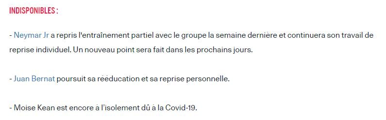 Comunicado médico Neymar PSG Barça Champions