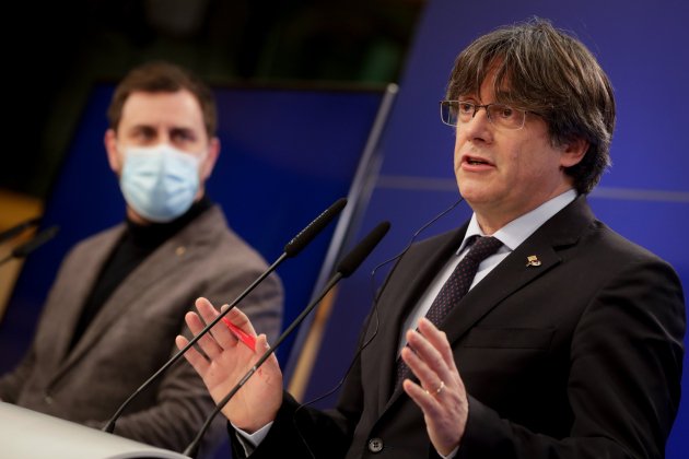 Carles Puigdemont rueda de prensa Parlamento Europeo - Efe