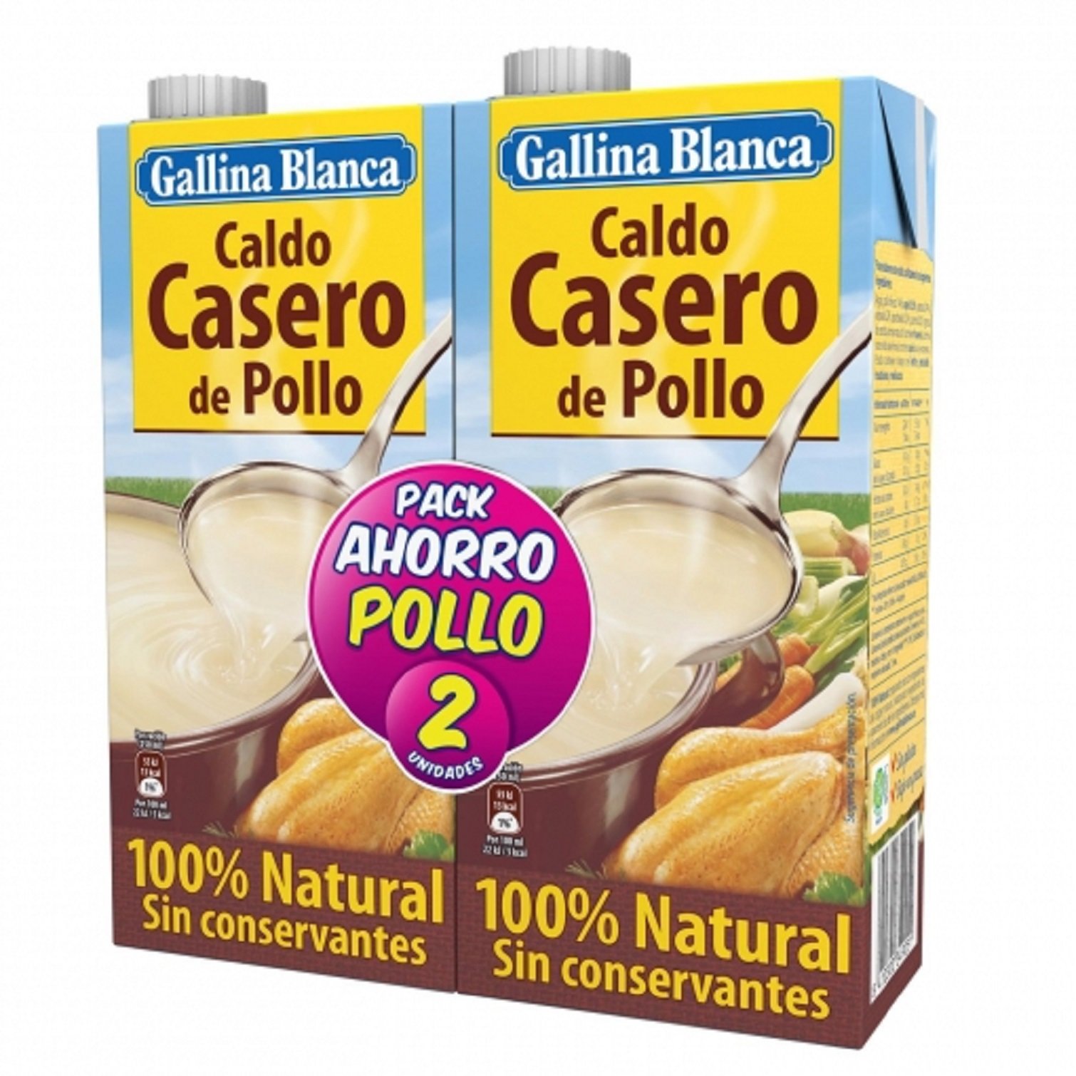 Caldo pollo Gallina Blanca / Carrefour