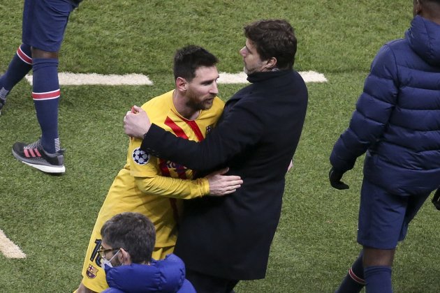 Leo Messi Mauricio Pochettino Barca PSG Champions Europa Press