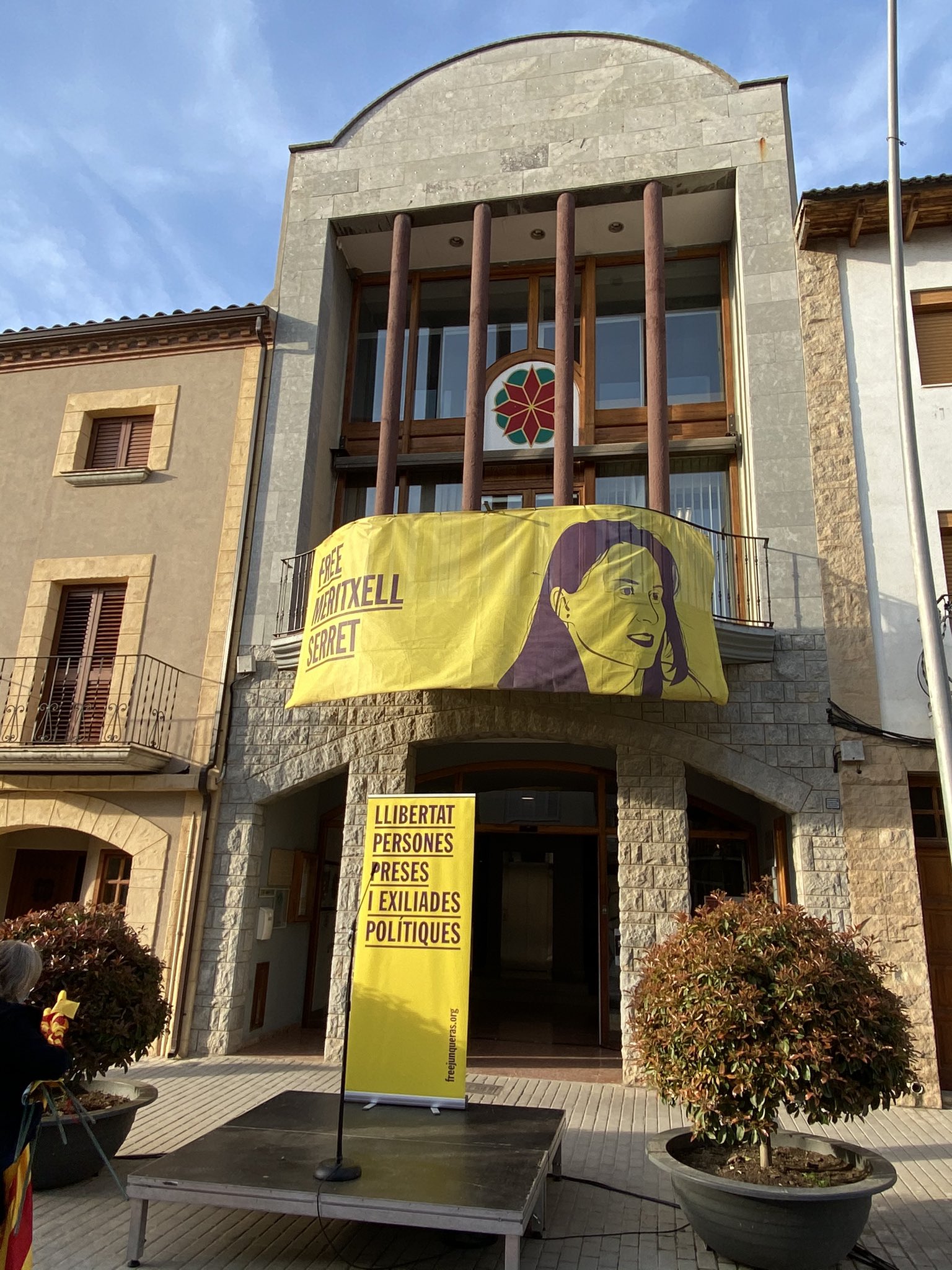 meritxell serret vuelve del exilio Vallfogona de Balaguer ERC carteles mfornells @mfornells