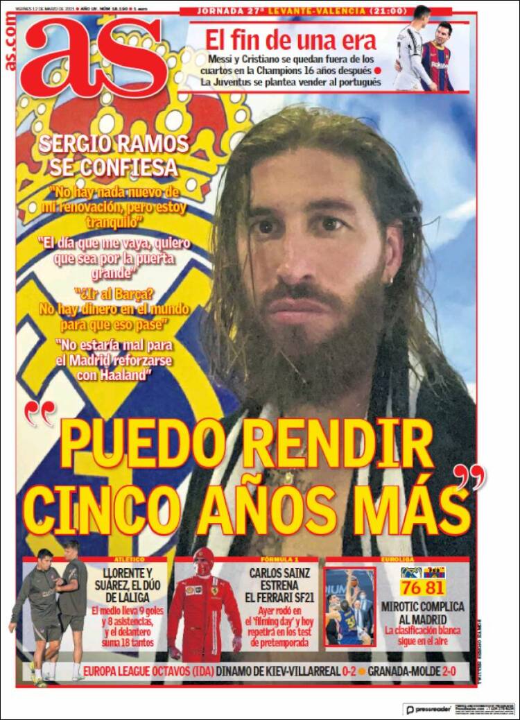 Portada AS 12 marzo