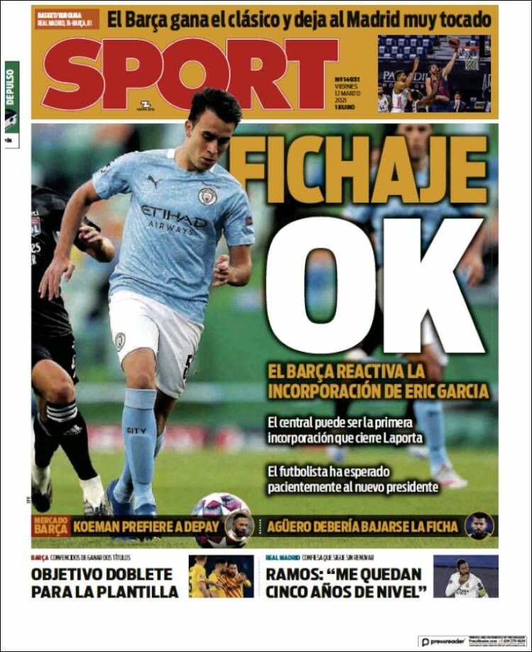 Portada Sport 12 marzo