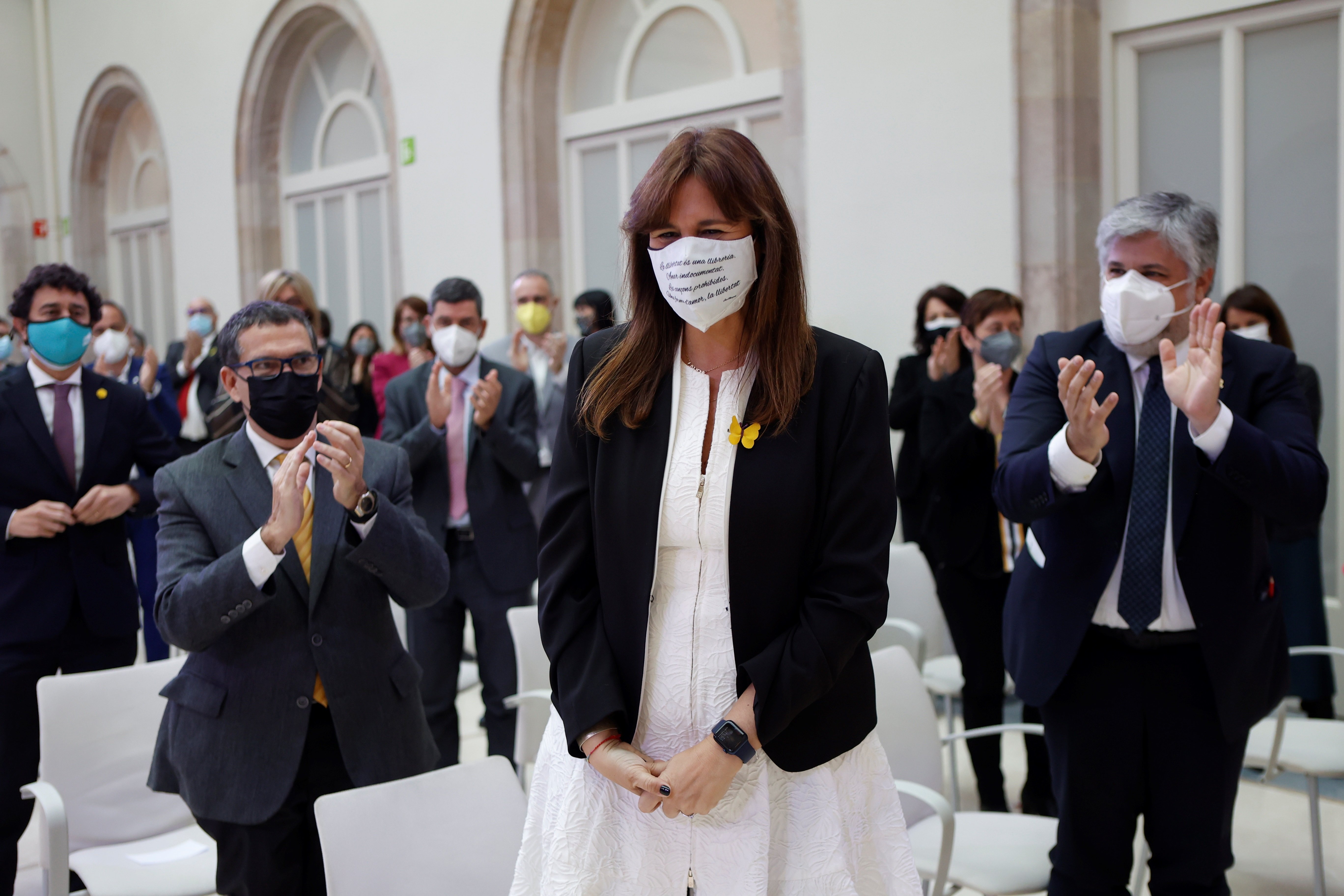 Borràs, presidenta del Parlament con los votos de ERC y Junts