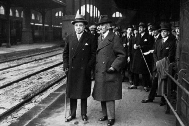 Henri Torrès i Francesc Macià, a París (1927). Font Arxiu d'ElNacional