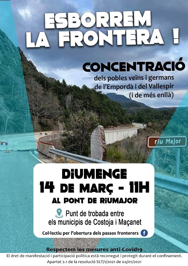 esborrem la forntera cartel / @Esborrem