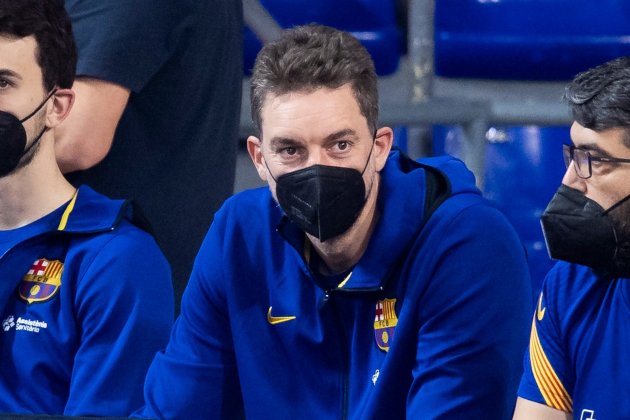 Pau Gasol banquillo Barca basquet @FCB