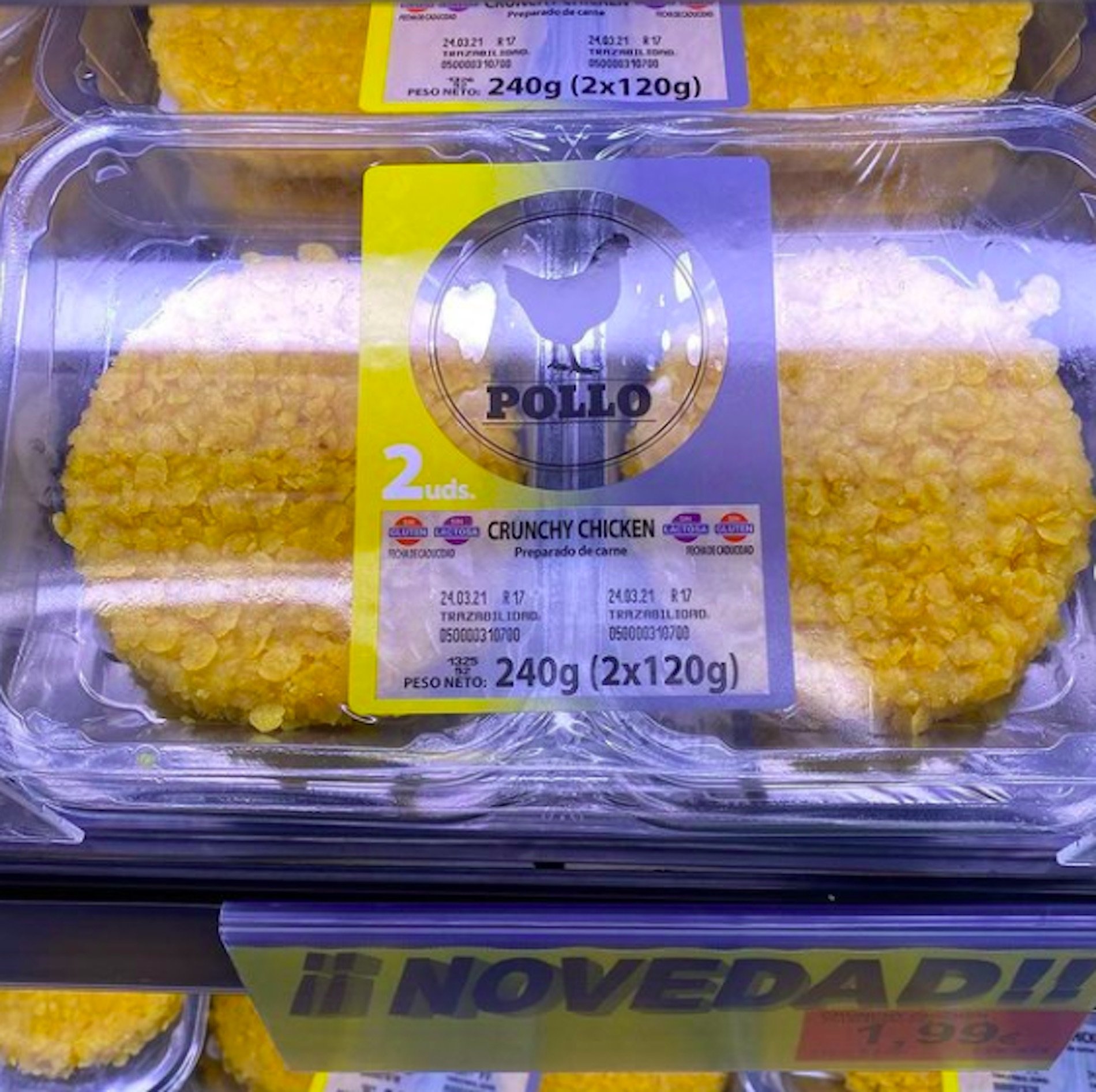 Hamburguesas crujientes de pollo / Instagram mercadona.novedades