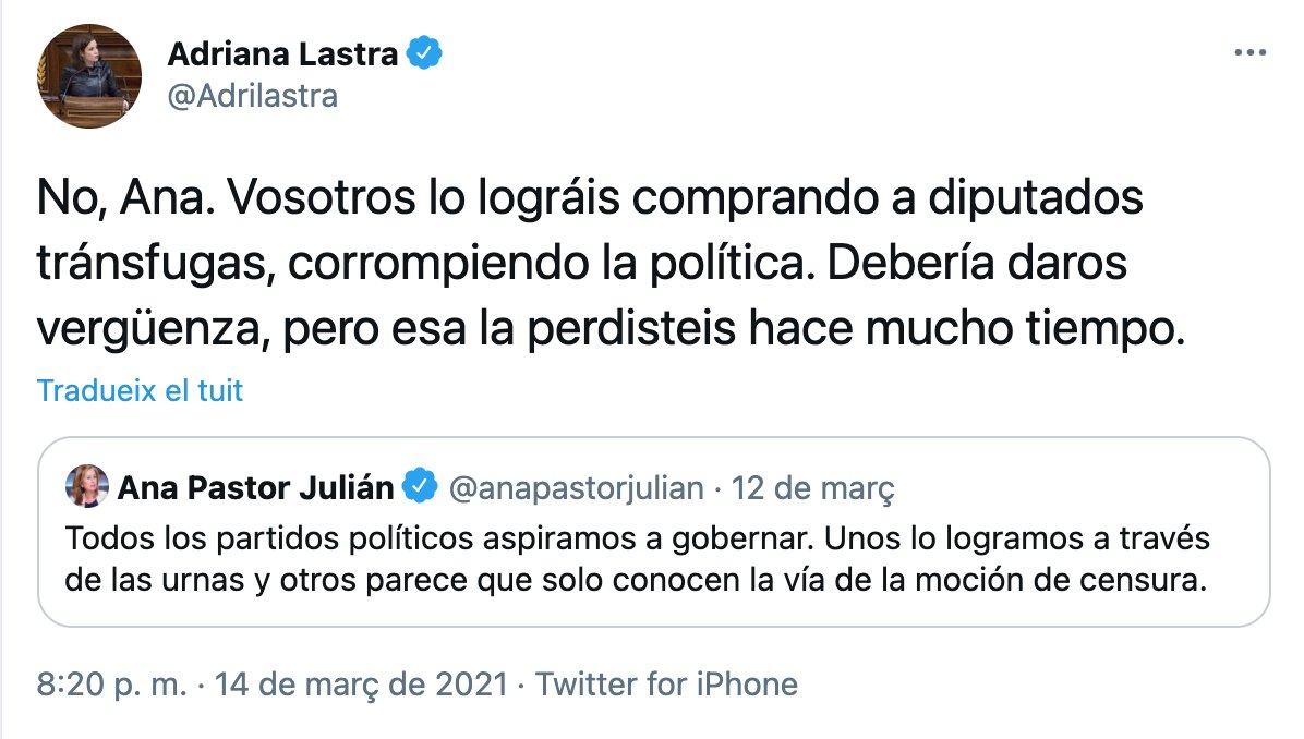 tuit adriana lastra