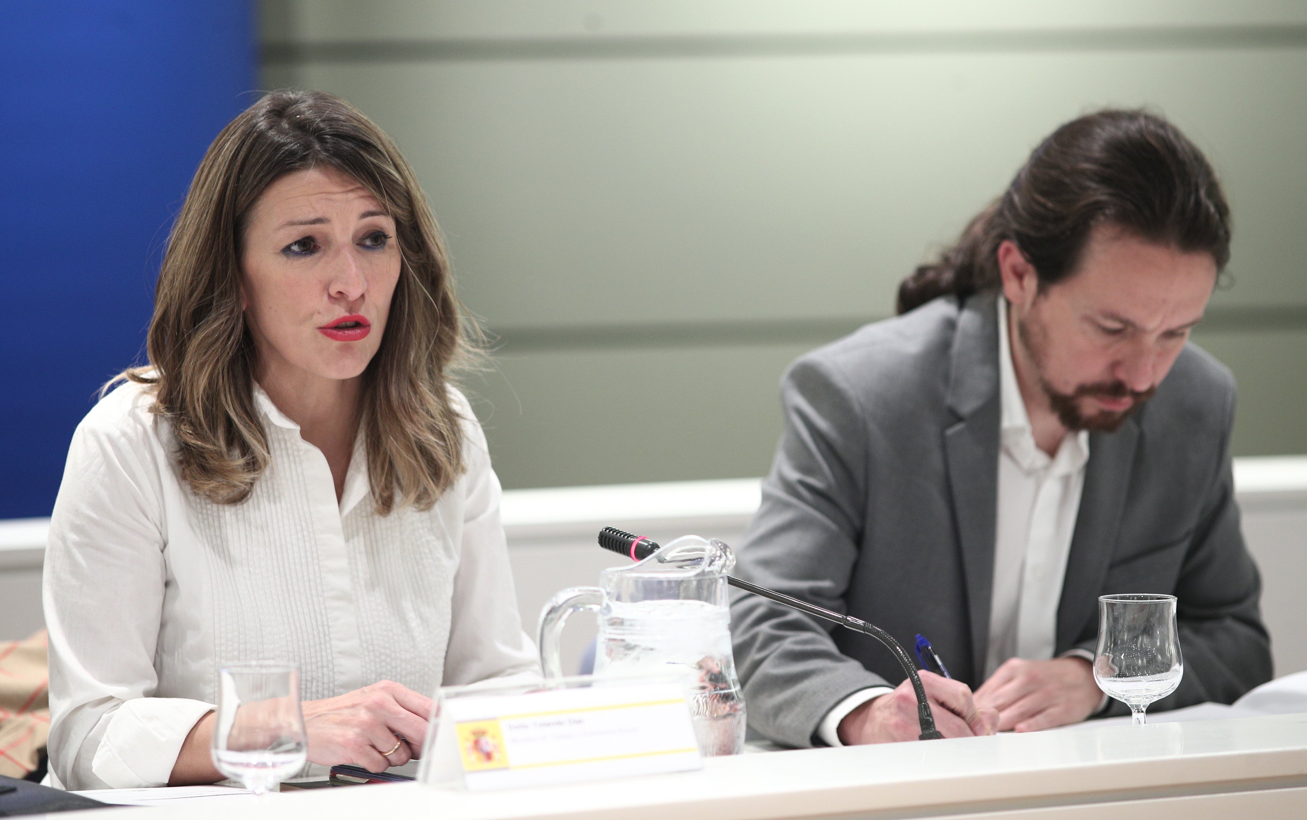 Iglesias cedeix a Yolanda Díaz la vicepresidència del govern espanyol
