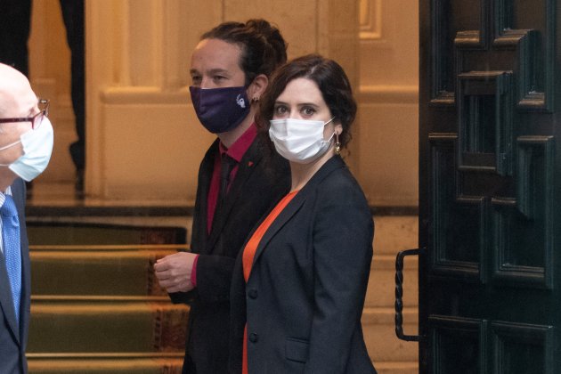 Pablo Iglesias Isabel Díaz Ayuso EP