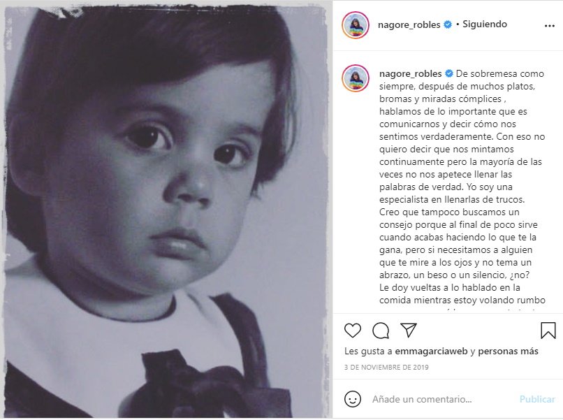 Nagore Robles de niña recuerdos @nagore robles