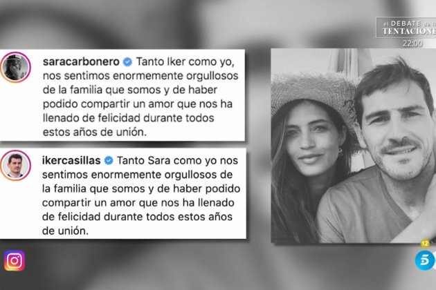 Comunicado Iker Casillas y Sara Carbonero separación T5