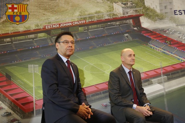 Josep Maria Bartomeu Jordi Moix estadio Johan Cruyff Barça Sergi Alcàzar