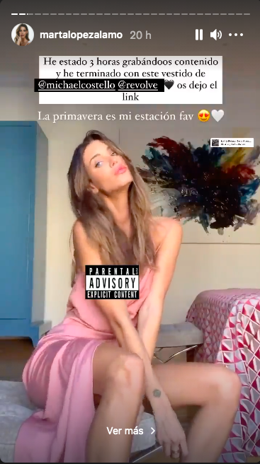 Marta López, Instagram
