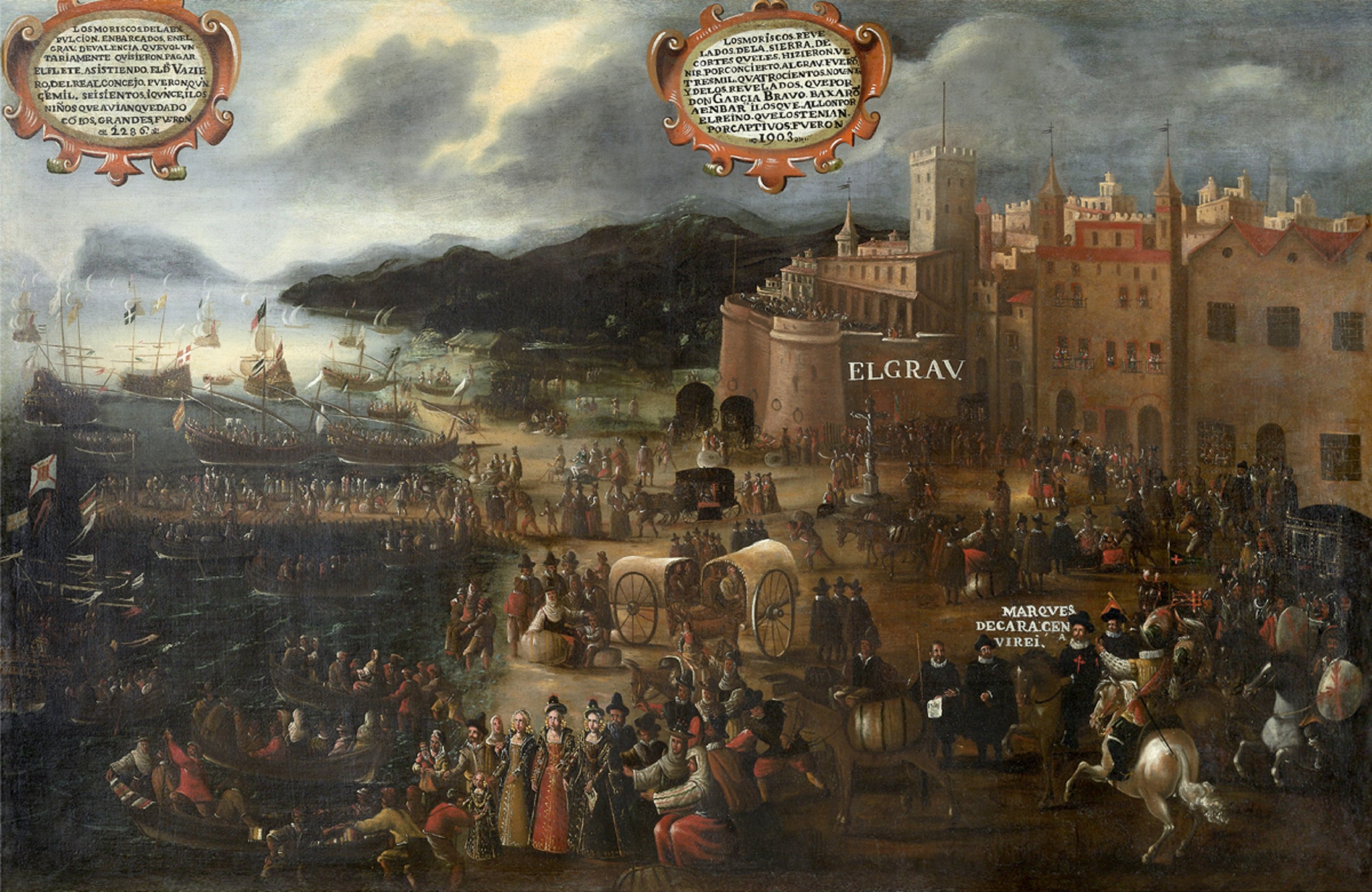 Felipe III firma el decreto de expulsión de los moriscos