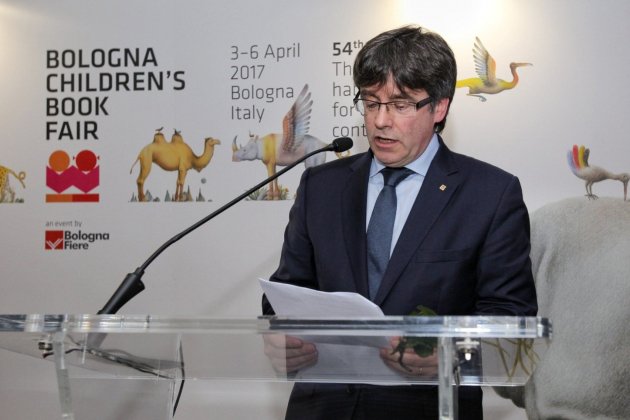 Puigdemont Fira Bolonya © Massimiliano Martinelli