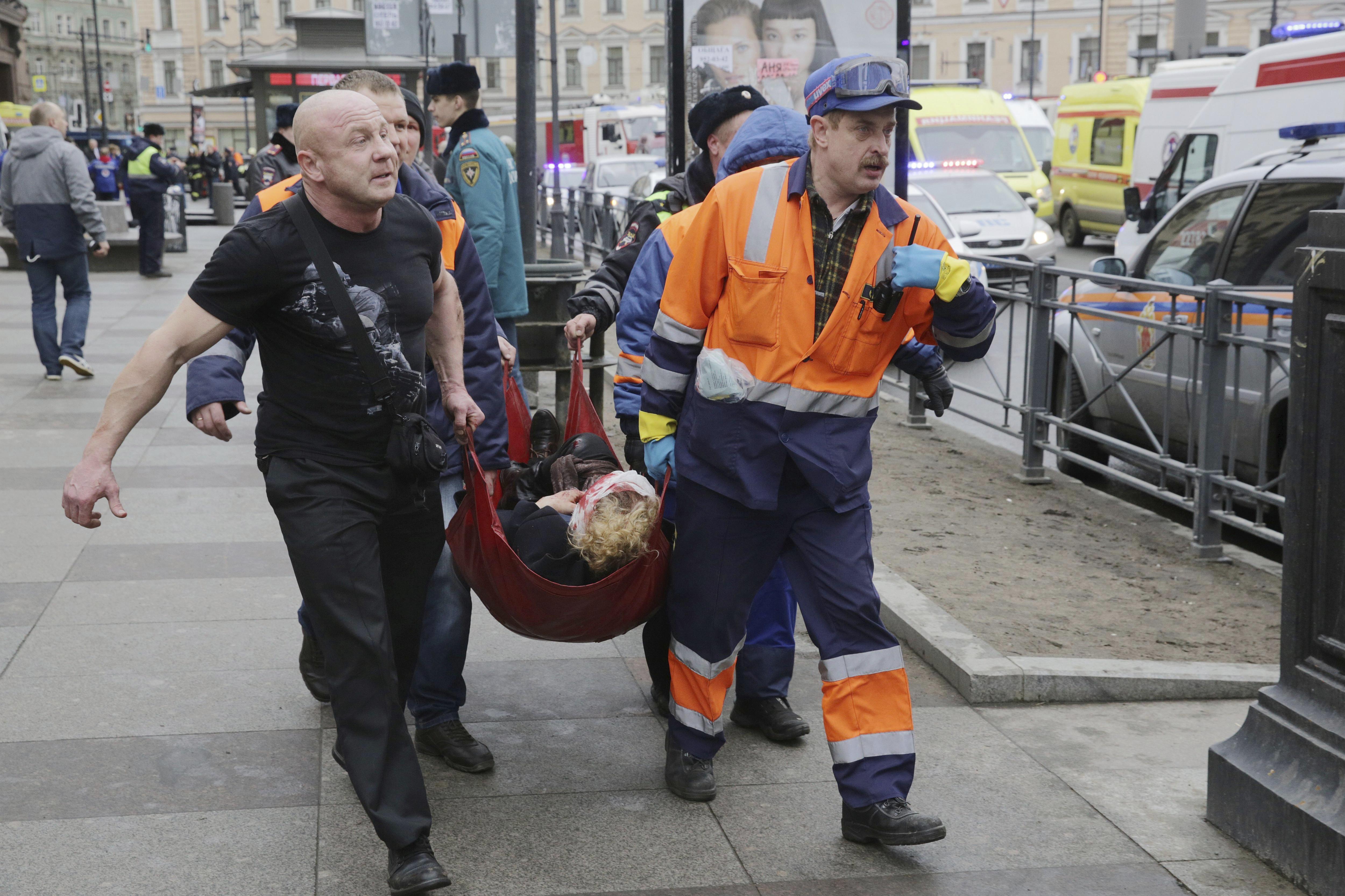 Un atentado en el metro de San Petersburgo deja 14 muertos
