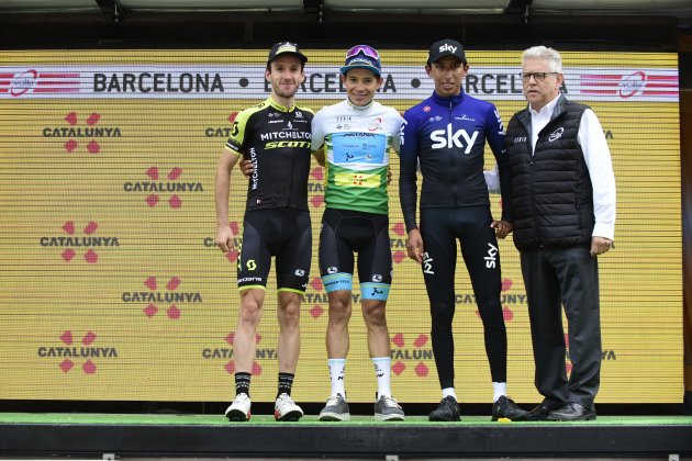 Rubèn Peris Miguel Ángel López Adam Yates Egan Bernal Foto Volta Ciclista en Catalunya