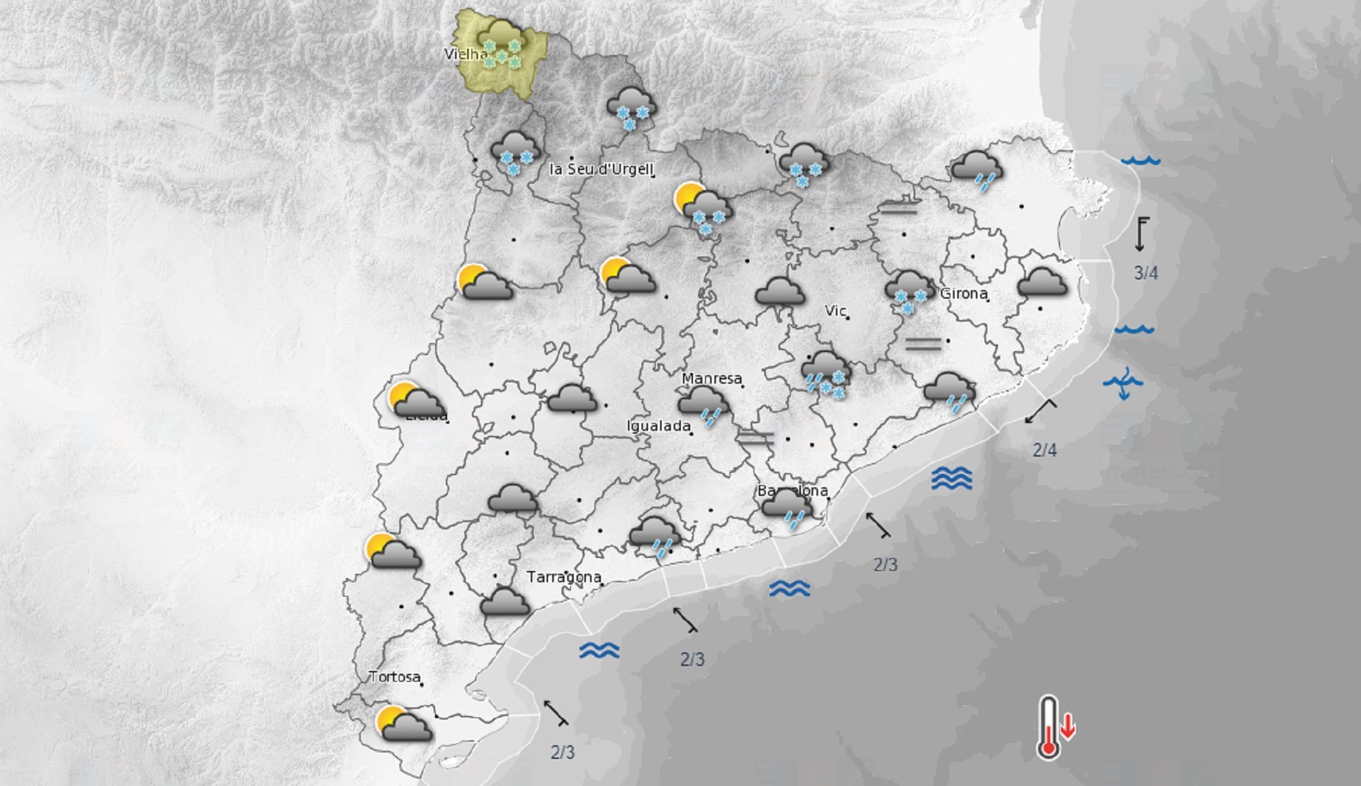 Meteo Viernes / Meteocat