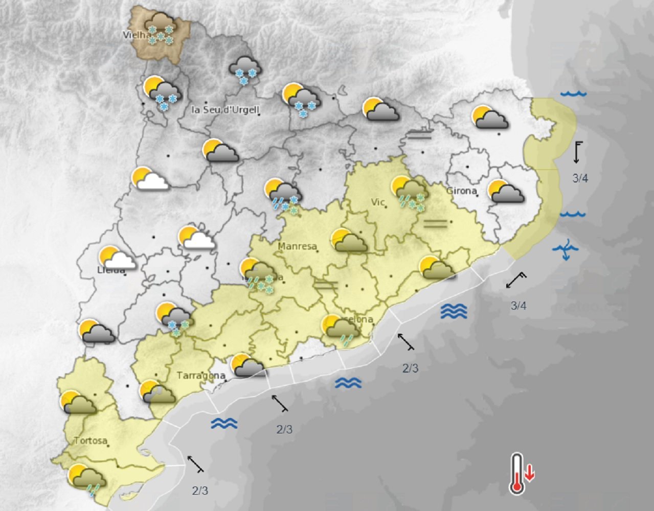 Divendres tarda / Meteocat