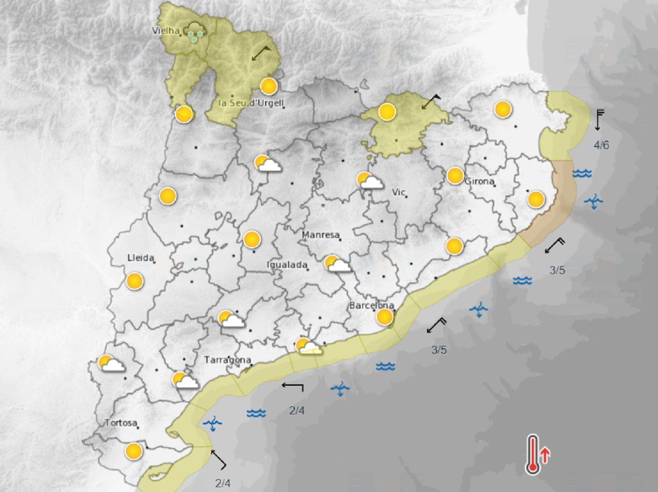 Sábado tarde / Meteocat