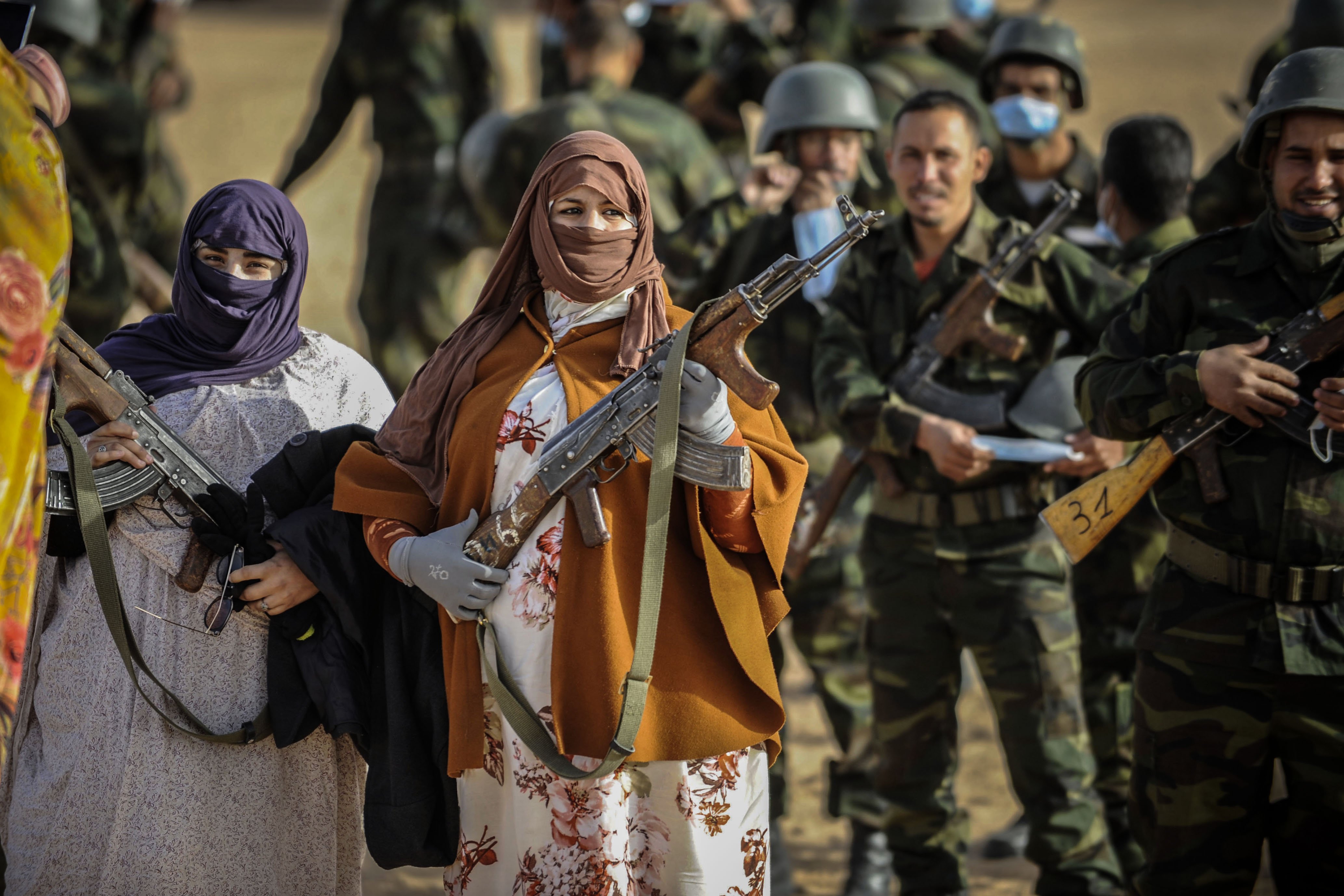 mujeres sahara occidental frente polisario - europa press