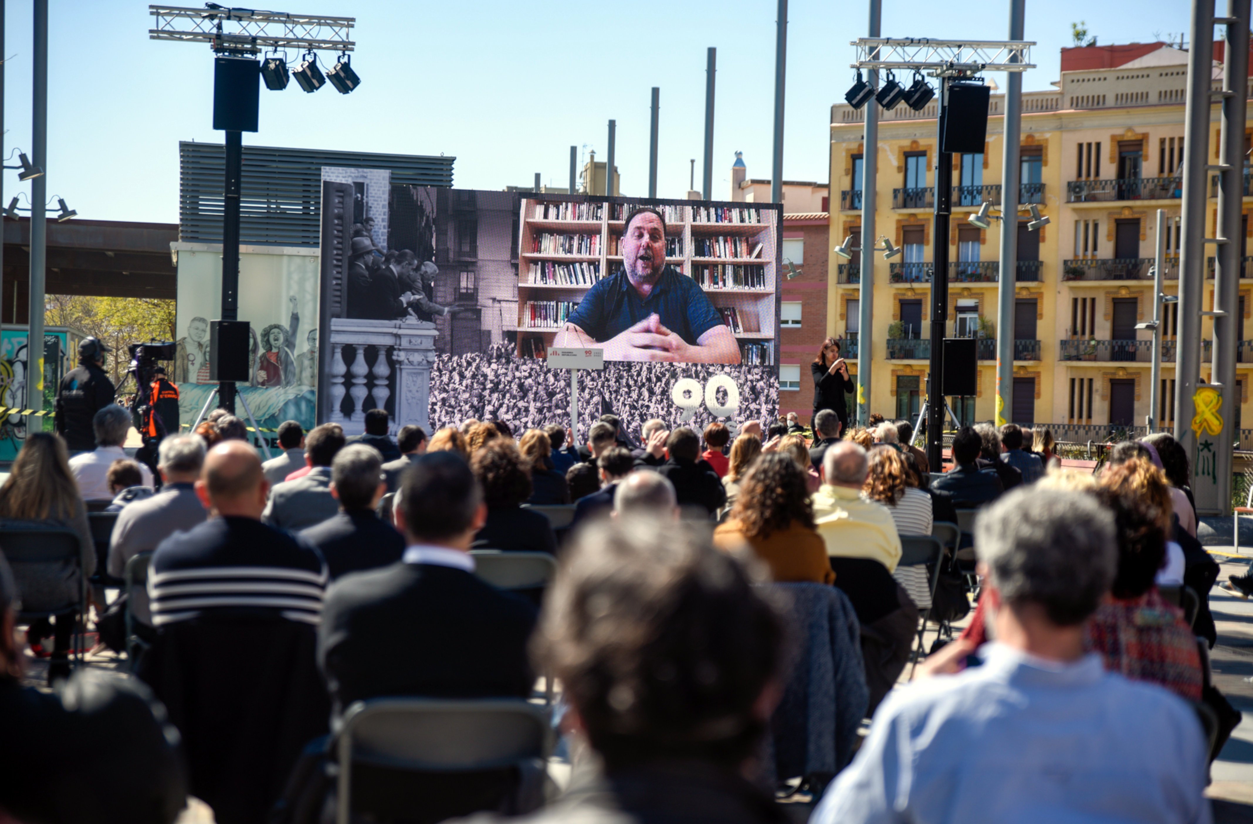 Oriol Junqueras intervencion acto 90 años / ACN