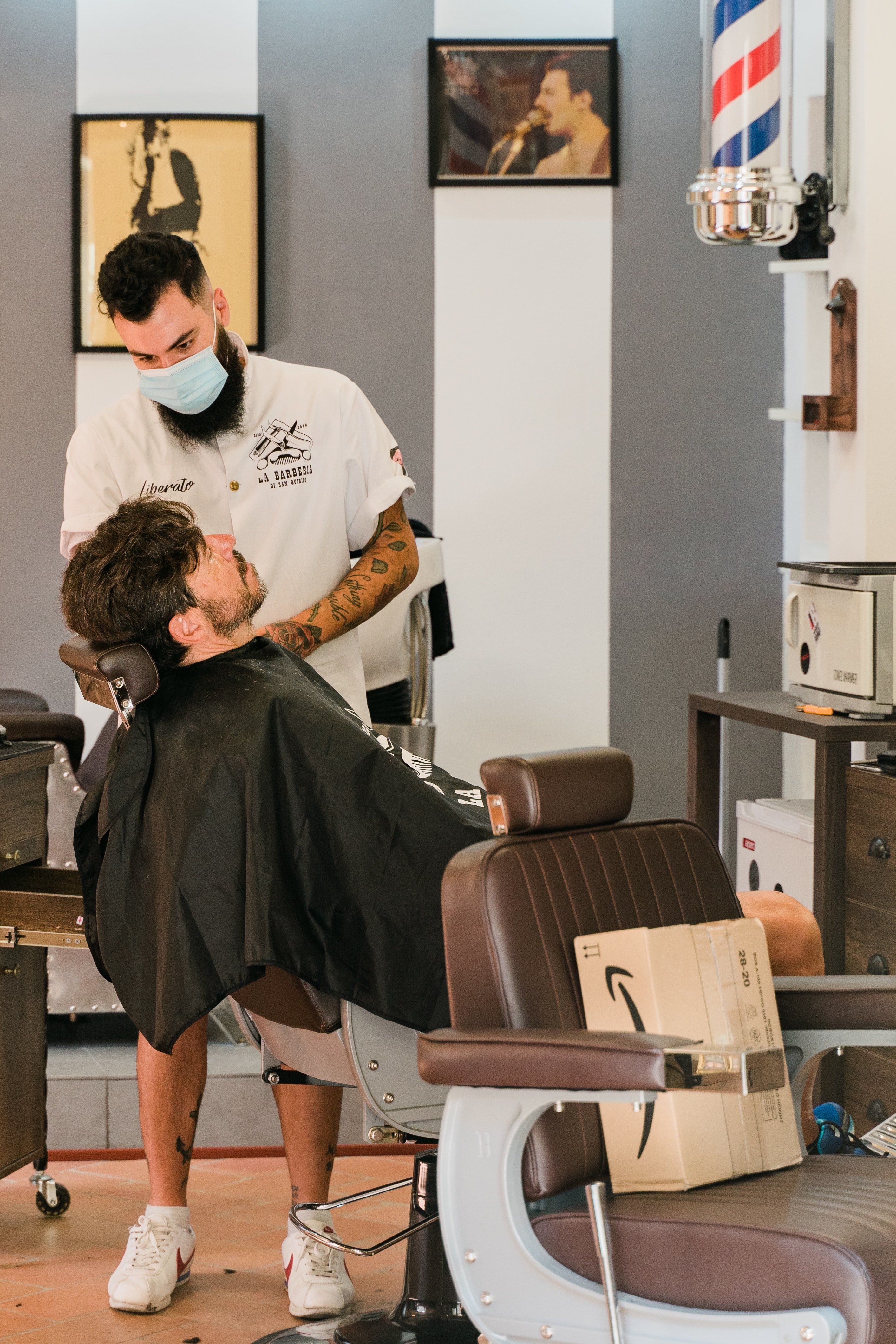 Barba y mascarilla, la combinación imposible