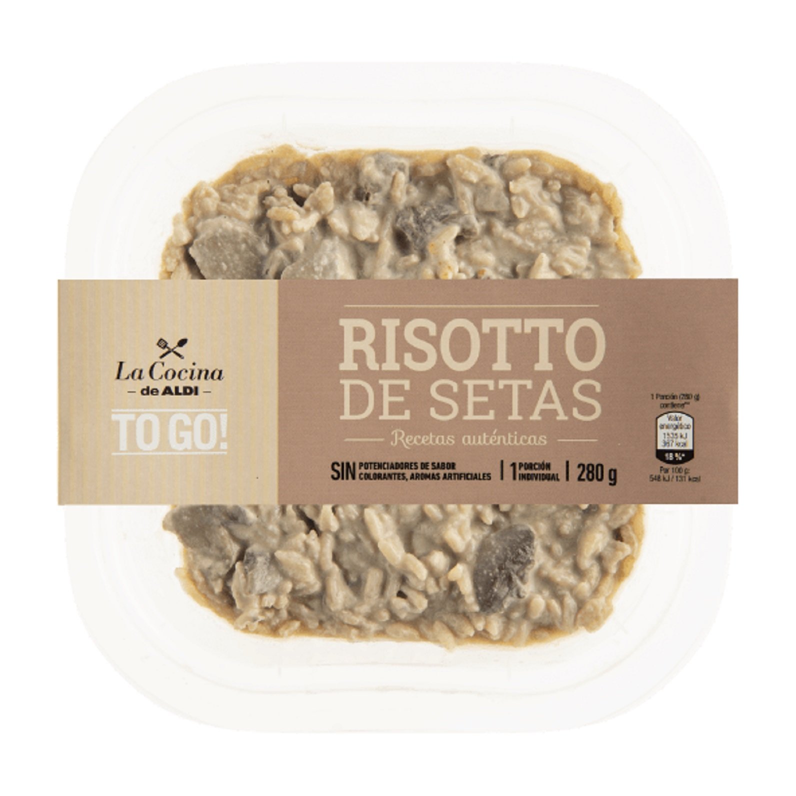 Risotto setas / Aldi