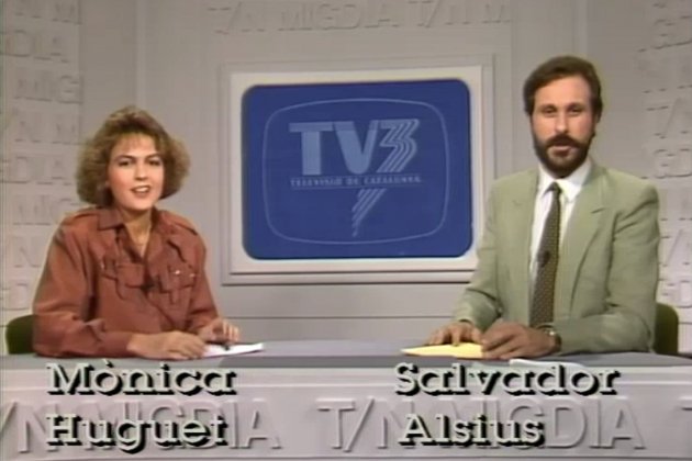Salvador Alsius y Mònica Huguet 1984 TV3