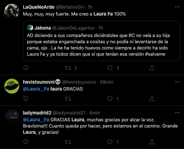tuits laura hace 2