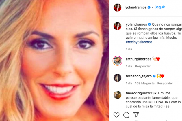 Yolanda Ramos en el seu compte d'Instagram