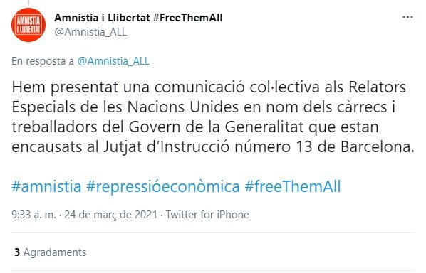 TUIT Amnistia i Llibertat ONU 