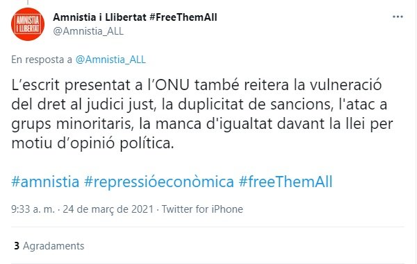 TUIT Amnistía y Libertad ONU 