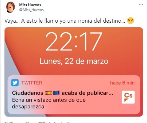 Ciutadans notificacio TUIT