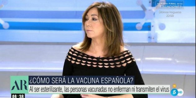 Ana Rosa sin gafas Telecinco