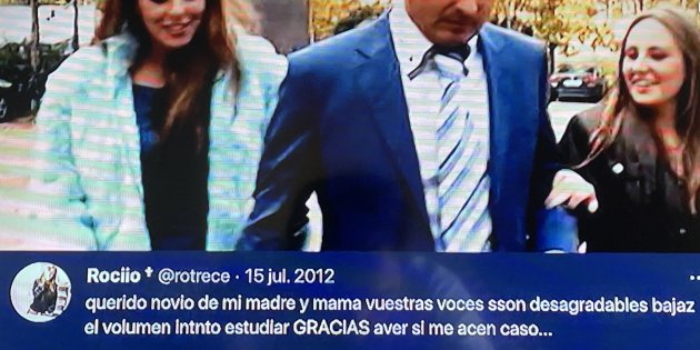 tuit Roció Carrasco contra Fidel Telecinco