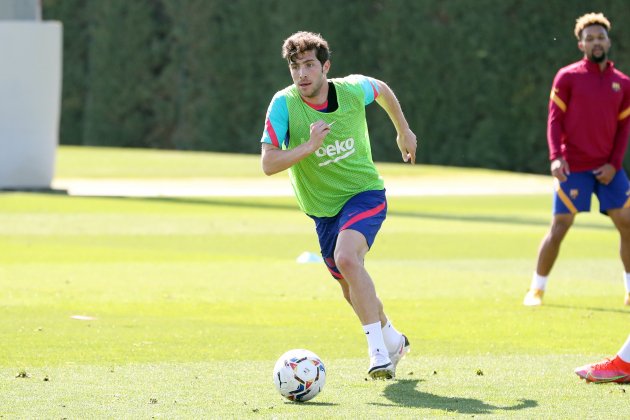 Sergi Roberto Barça entrenamiento FC Barcelona