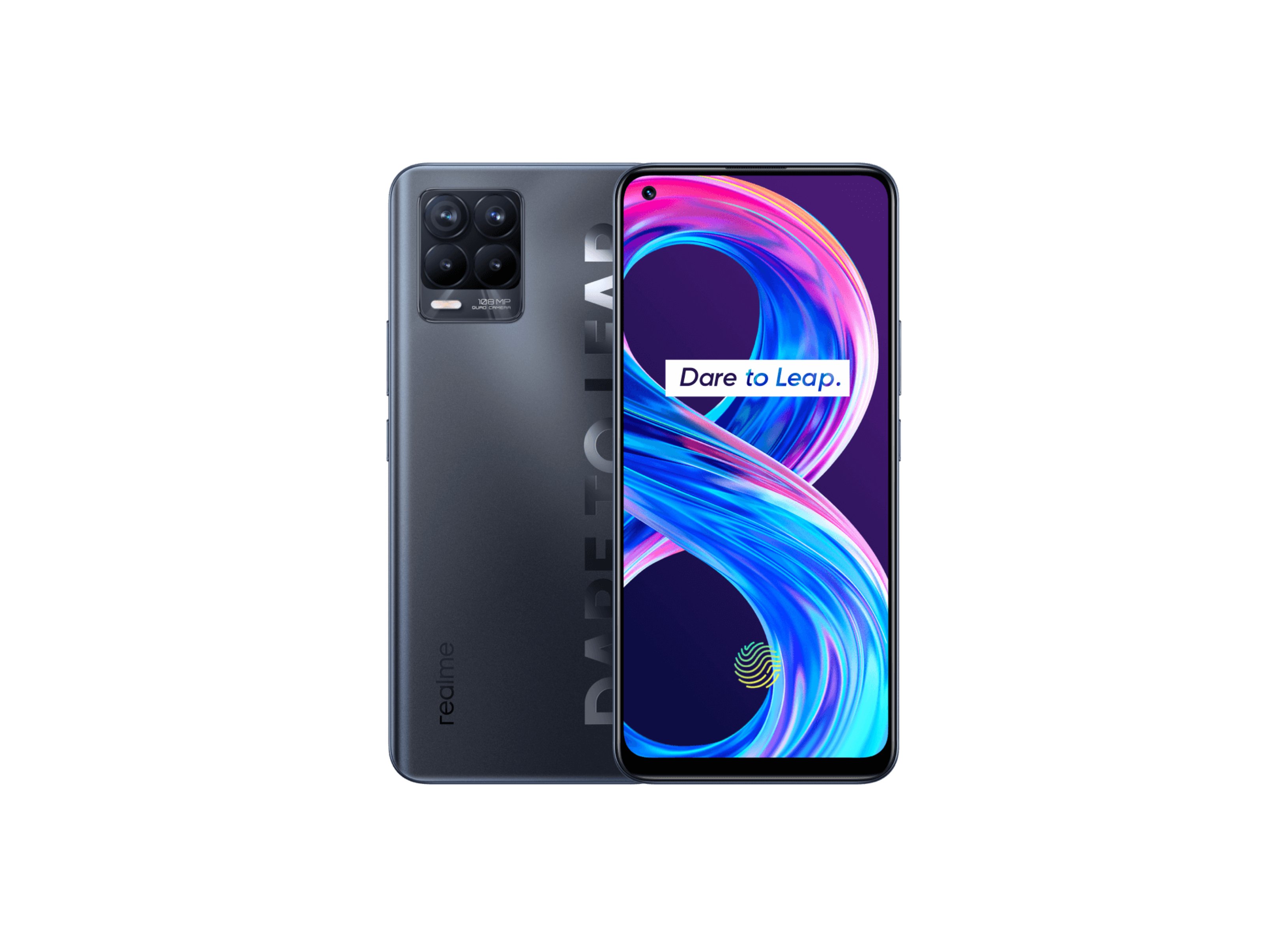 Realme 8 Pro frontal y trasera