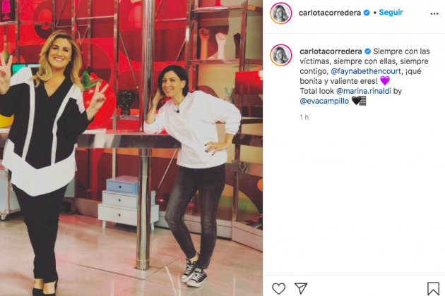Carlota Corredera bloqueja els comentaris a Instagram
