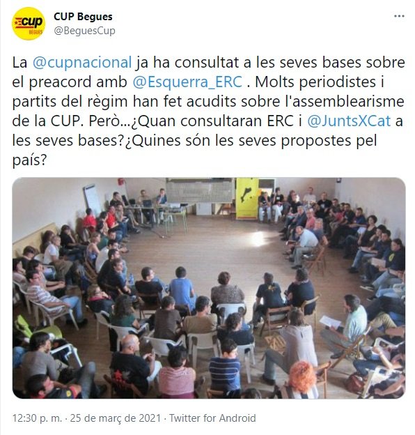 TUIT CUP investidura Aragonès jpg