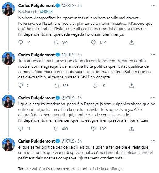 tuits puigdemont