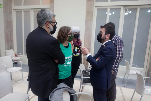 Aragonès, Reguant, Sabater, Riera CUP debate investidura EFE