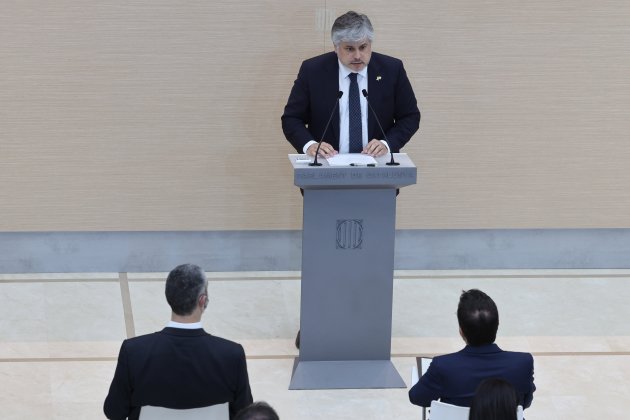 Albert Batet Intervención en primer debate investidura Aragonès / Sergi Alcàzar