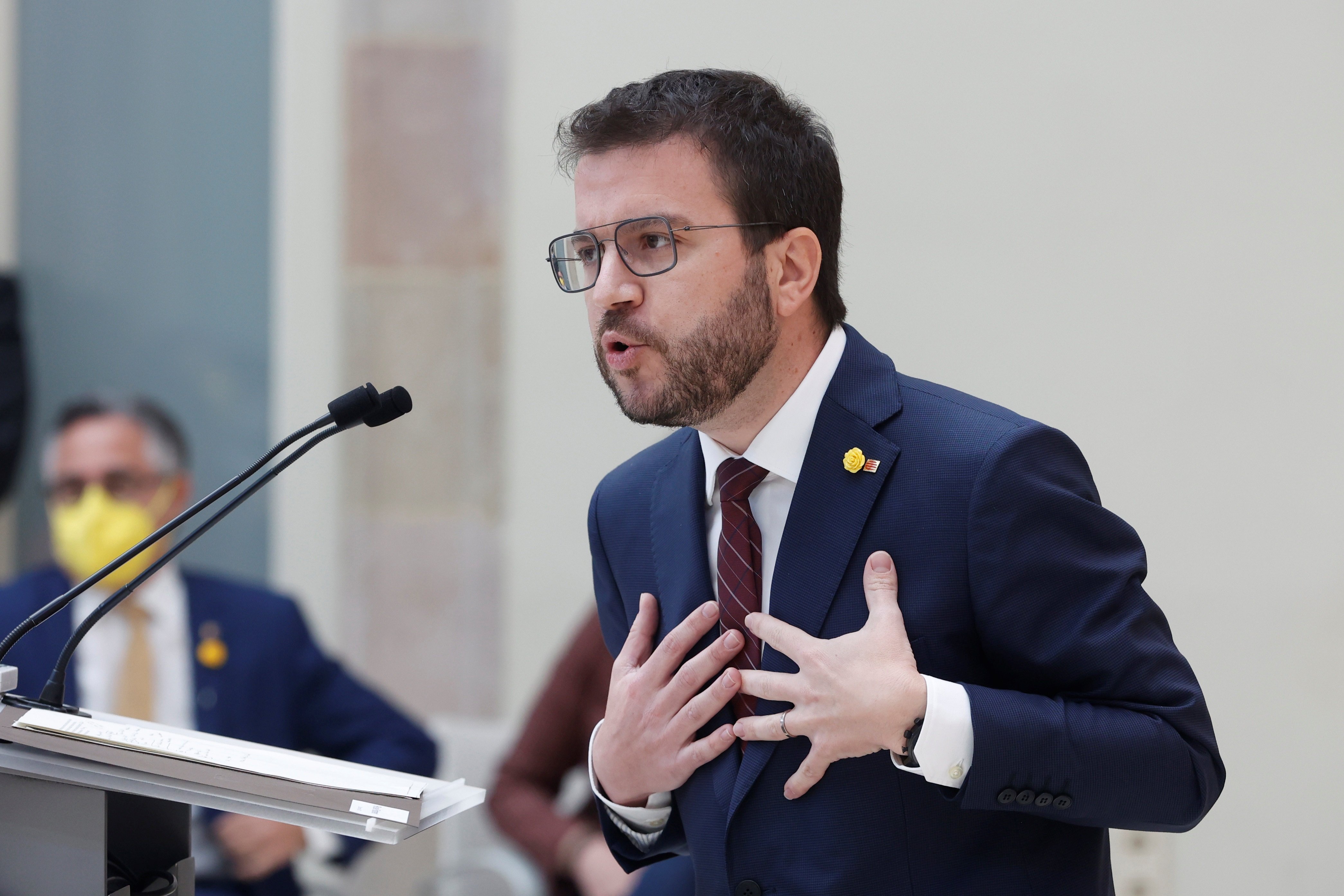 Pere Aragonès debat investidura Efe